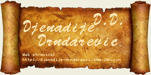 Đenadije Drndarević vizit kartica